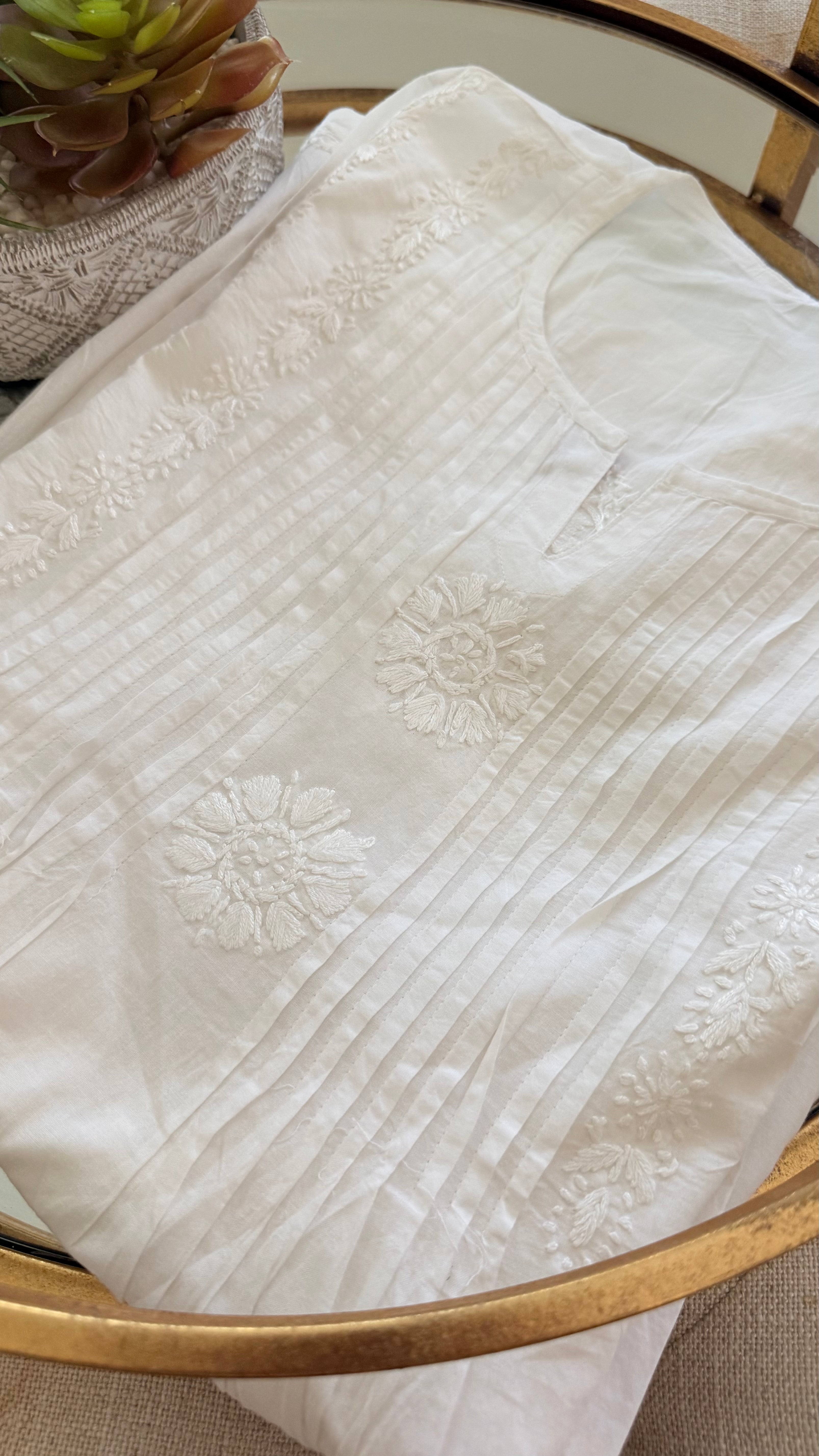 Cotton Short Top White