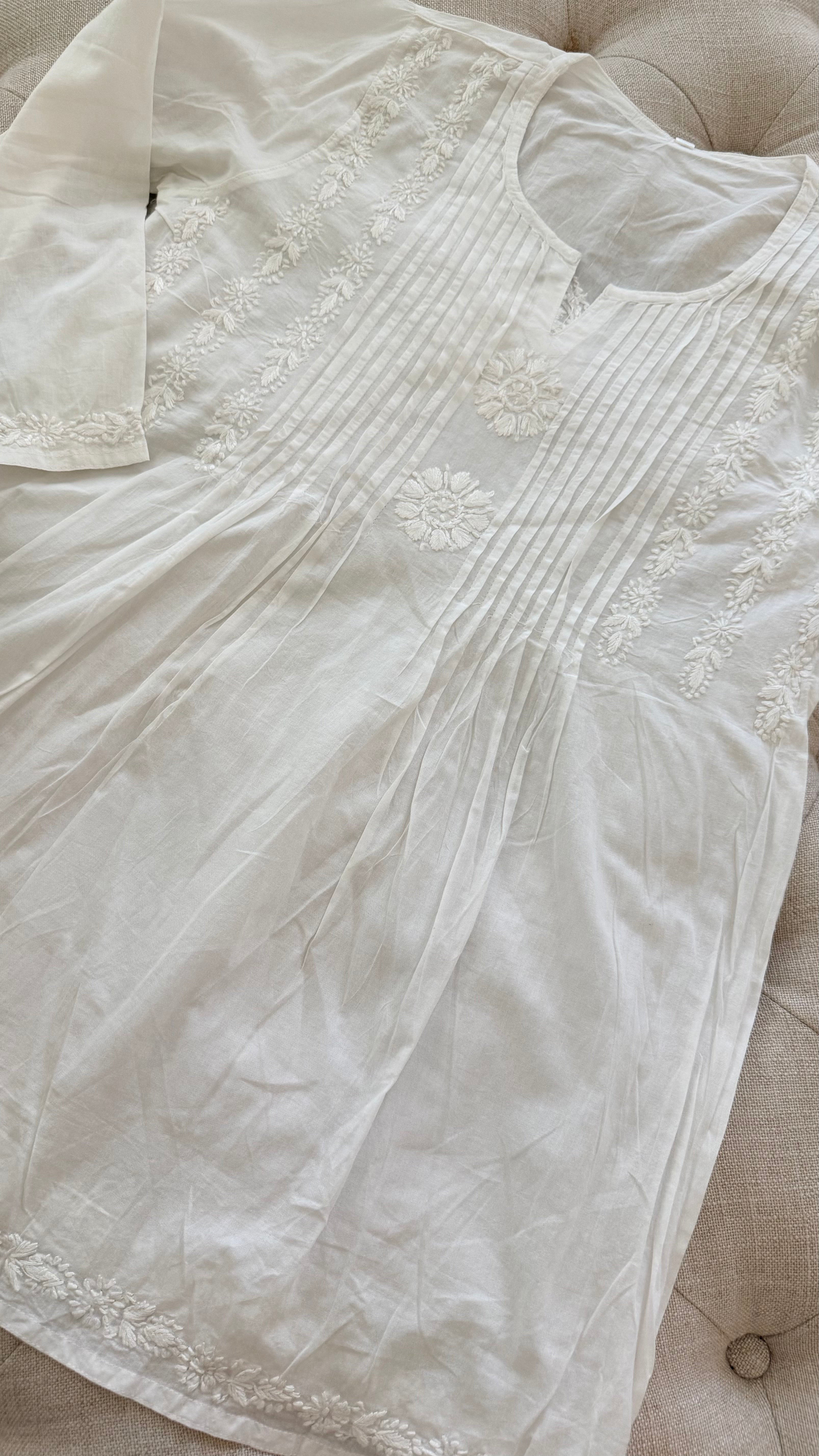 Cotton Short Top White