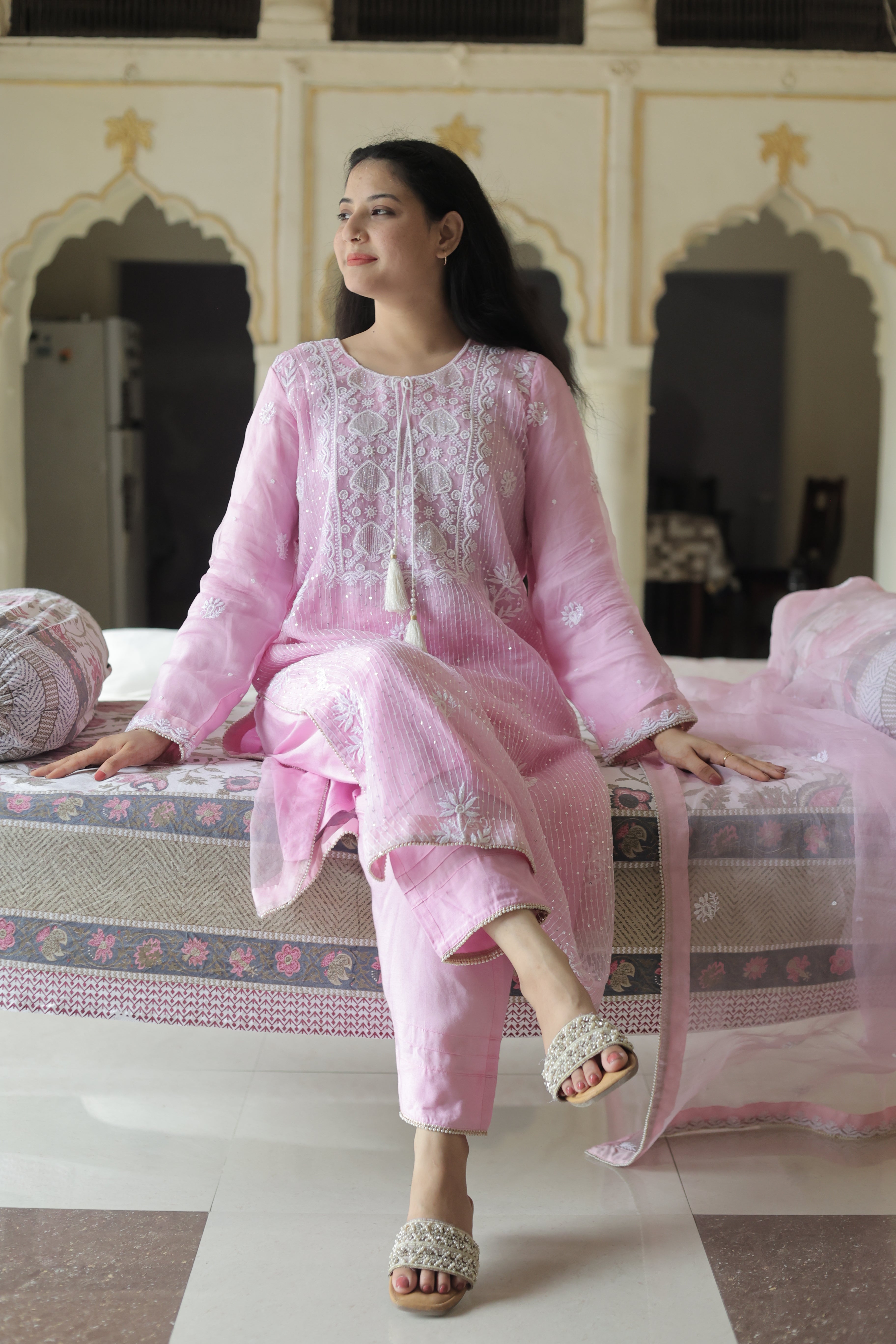 Ghazal: Organza Ready to Wear Set