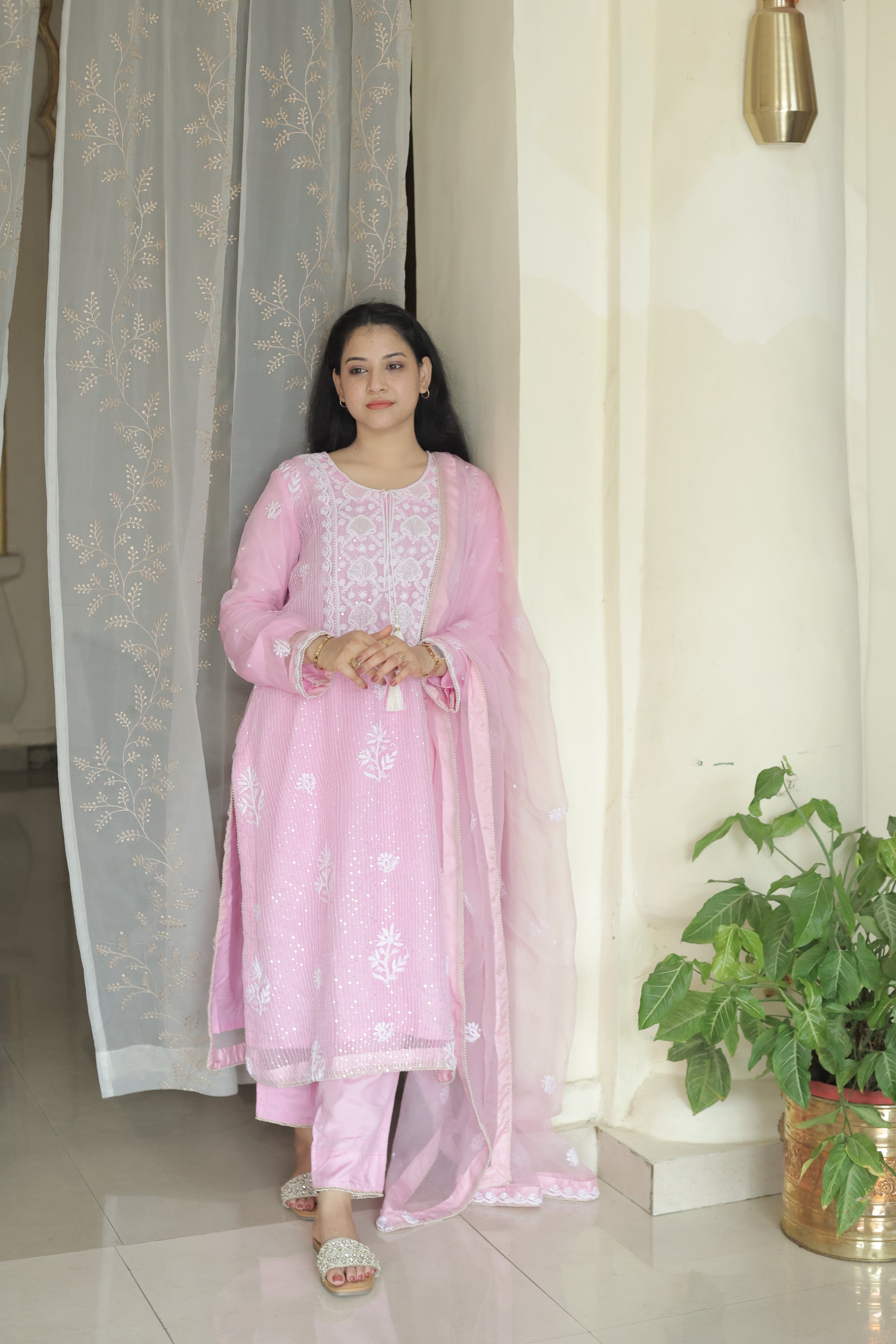 Ghazal: Organza Ready to Wear Set
