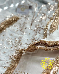 Viscose Georgette Pitta and Kaamdani work Ready to Wear Set