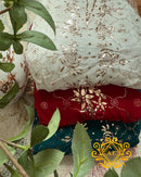 Viscose Georgette Pitta and Kaamdani work Ready to Wear Set