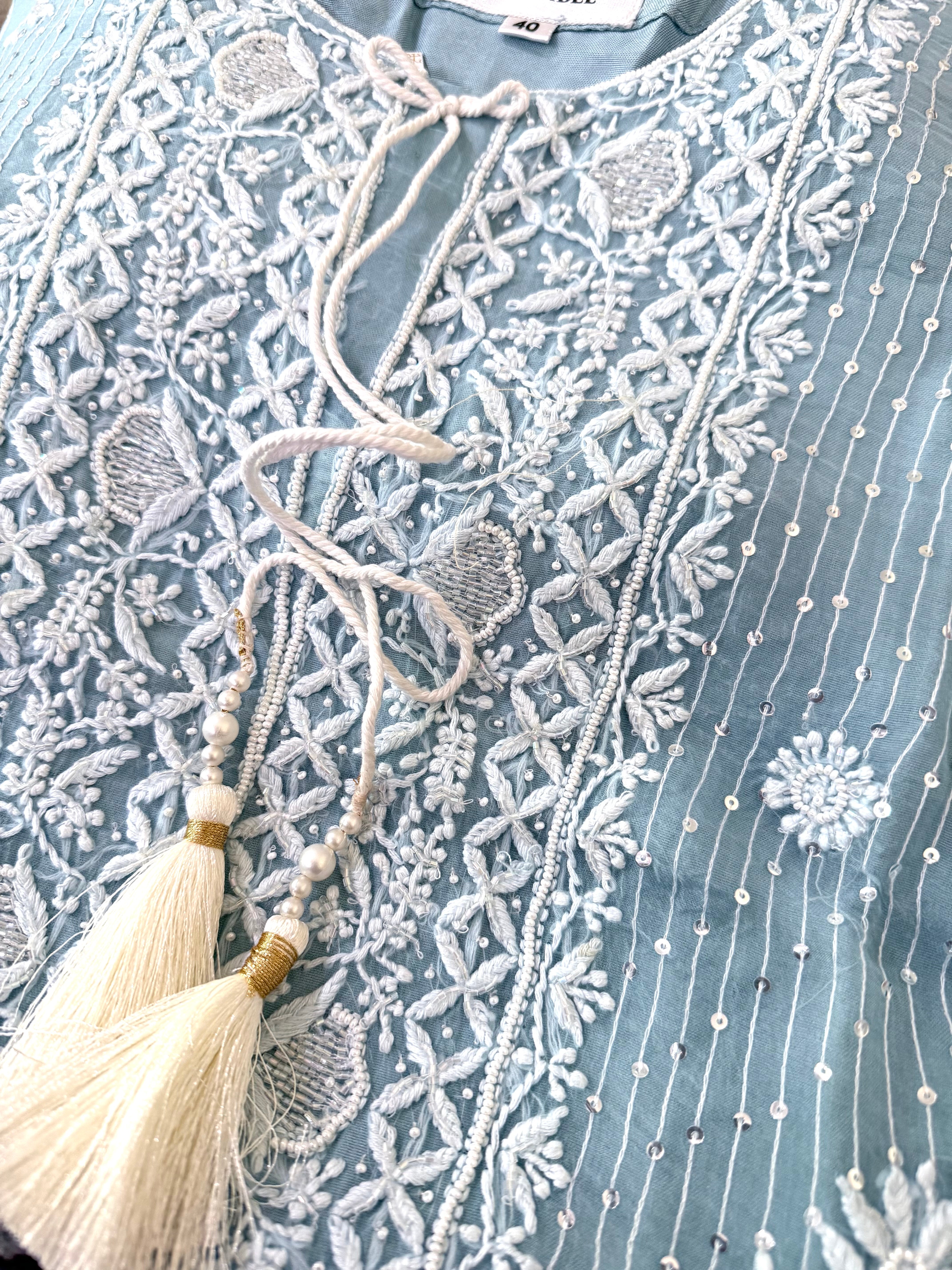 Ghazal: Organza Ready to Wear Set
