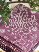 Chanderi Silk Saree with Chikankari