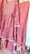 Mul Chanderi Ready to Wear Gharara set