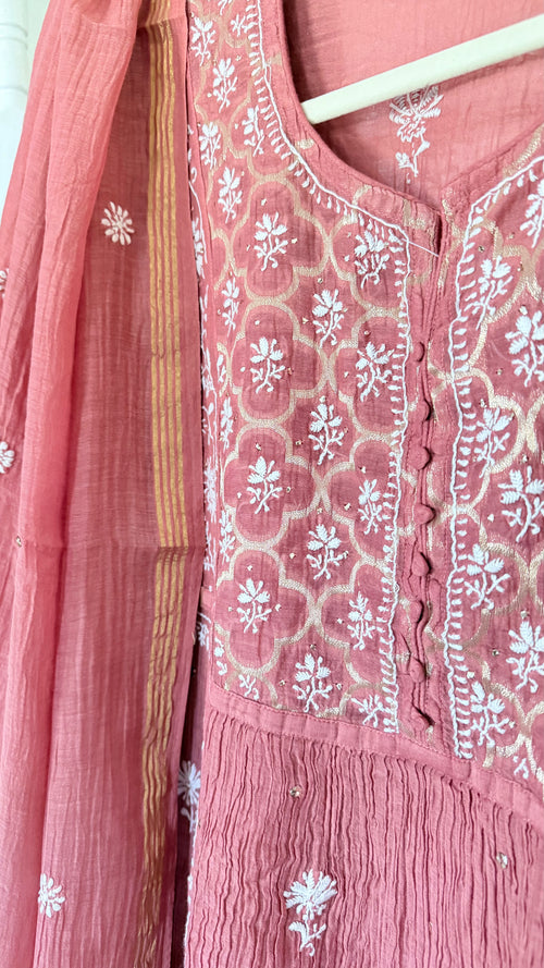 Mul Chanderi Ready to Wear Gharara set