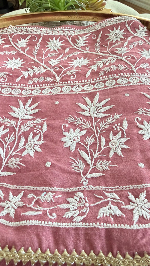 Moonga Silk Saree- Plum