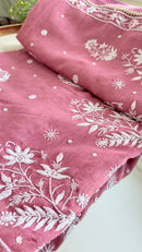 Moonga Silk Saree- Plum