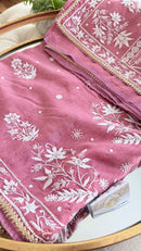 Moonga Silk Saree- Plum
