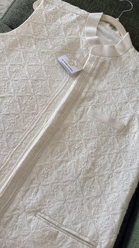 Mens Chikankari Jacket