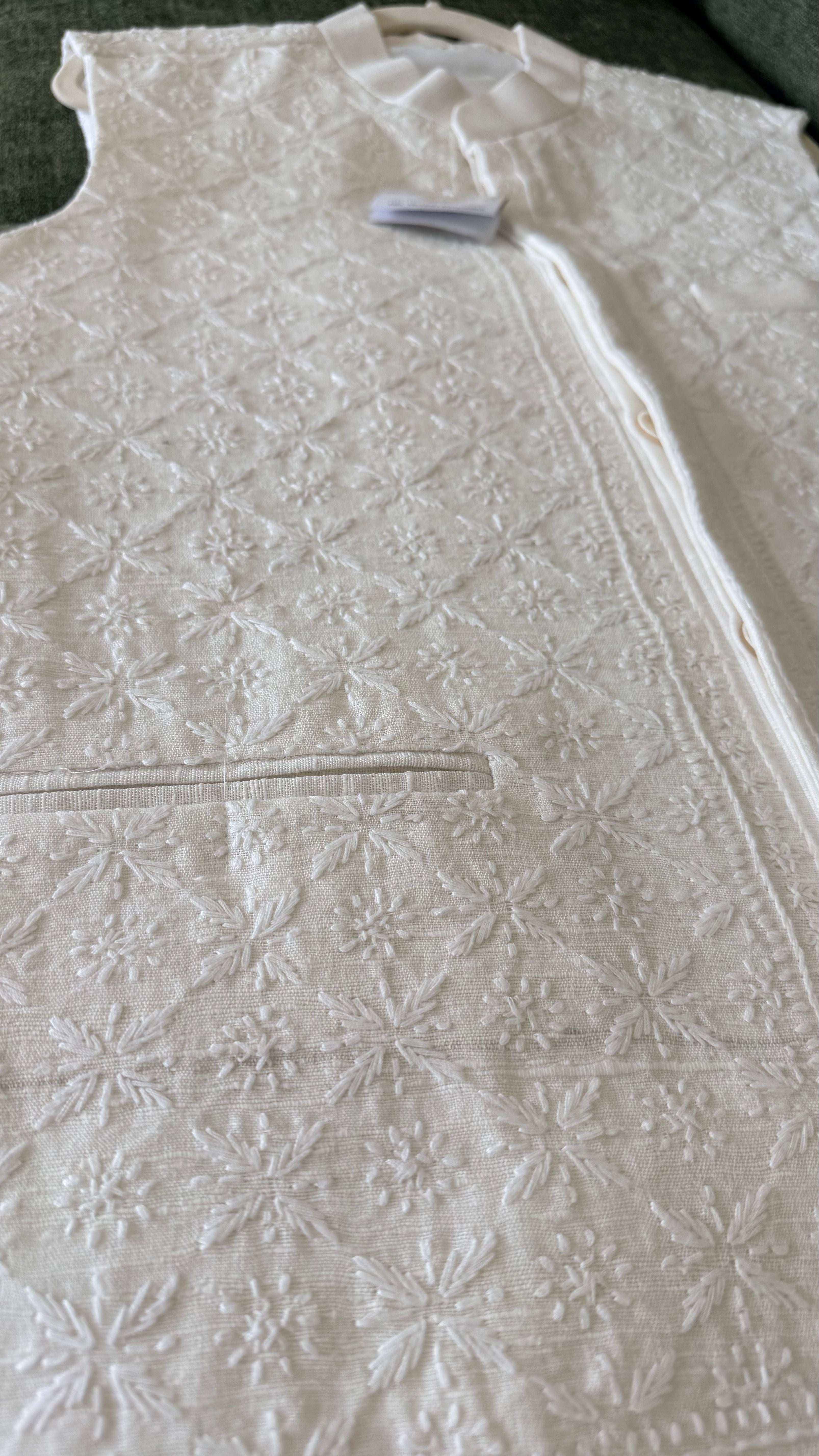 Mens Chikankari Jacket