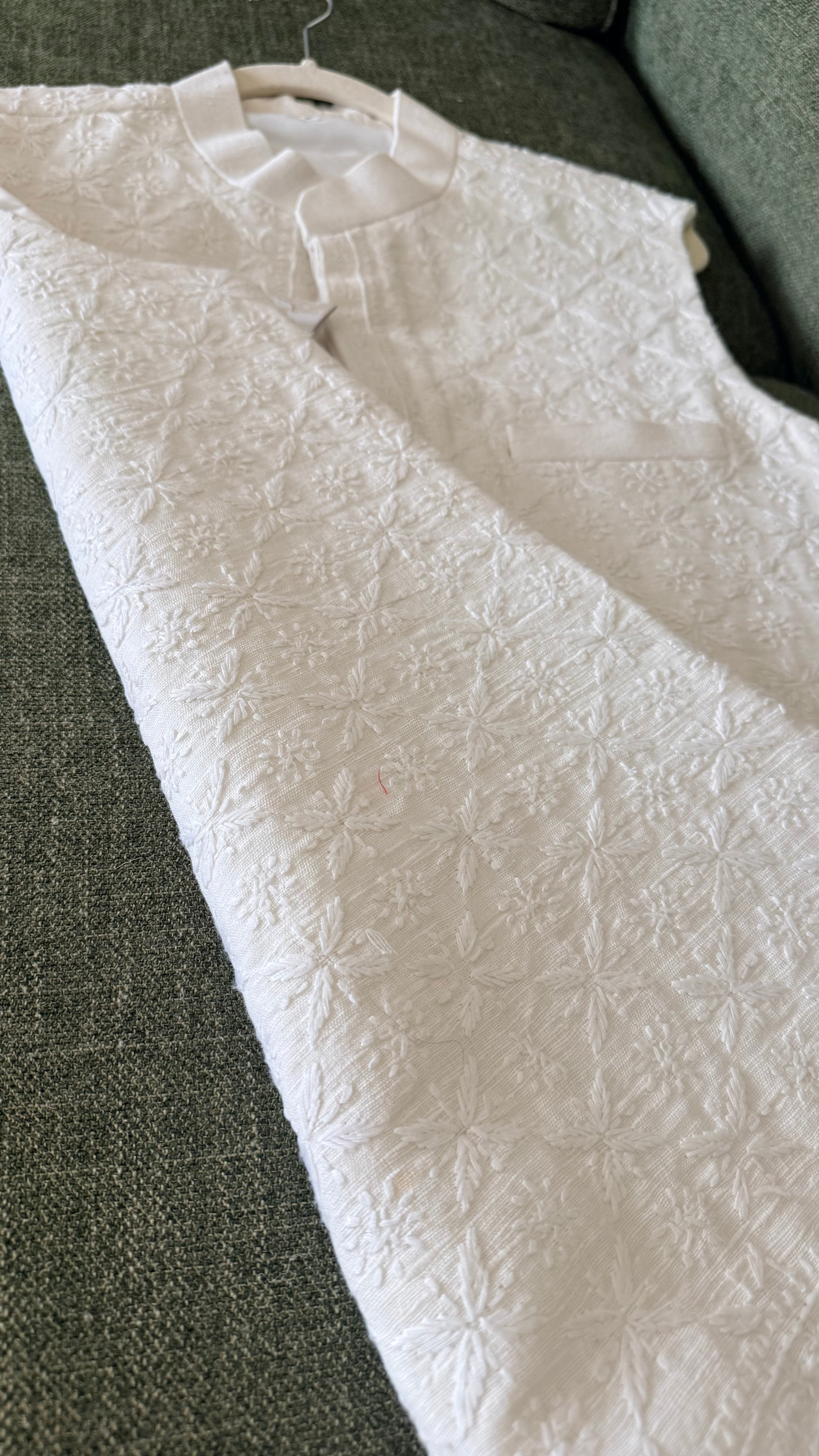 Mens Chikankari Jacket