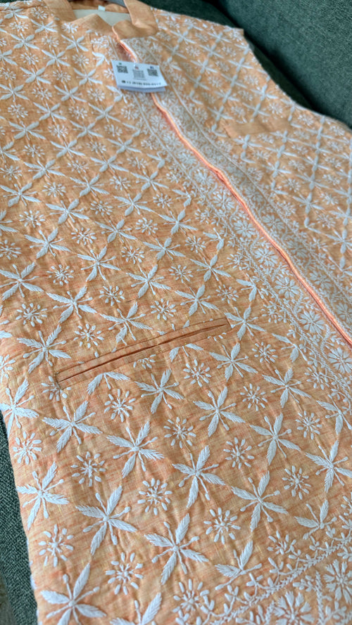 Mens Chikankari Jacket