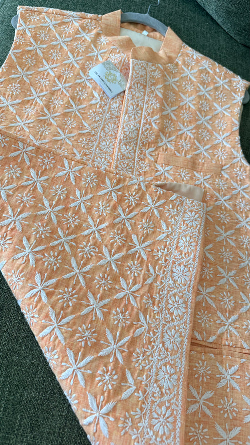 Mens Chikankari Jacket