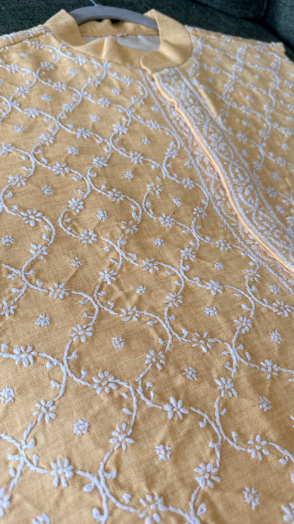 Mens Chikankari Jacket