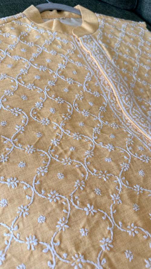 Mens Chikankari Jacket