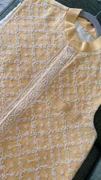 Mens Chikankari Jacket