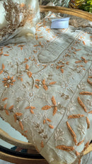 Tissue Silk Anarkali- 3 piece Ready to Wear