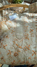 Tissue Silk Anarkali- 3 piece Ready to Wear