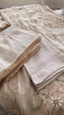 Tissue Silk A Line Panel Suits