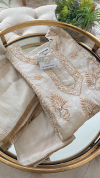 Tissue Silk A Line Panel Suits