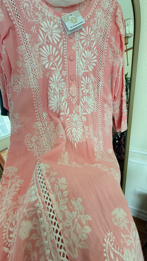 Cotton Printed Chikankari set