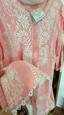 Cotton Printed Chikankari set