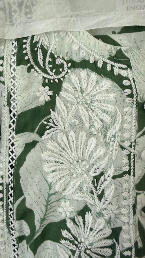Cotton Printed Chikankari set