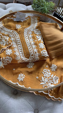 Crepe Silk Ready to Wear 3 piece sets