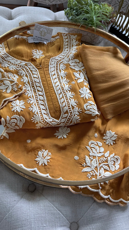 Crepe Silk Ready to Wear 3 piece sets