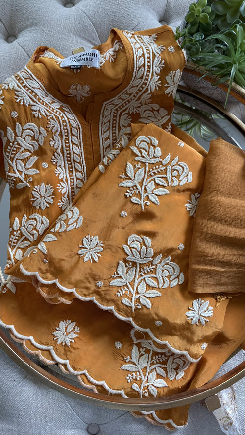 Crepe Silk Ready to Wear 3 piece sets