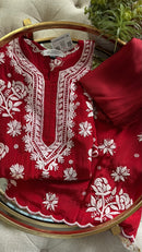 Crepe Silk Ready to Wear 3 piece sets