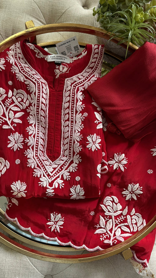 Crepe Silk Ready to Wear 3 piece sets