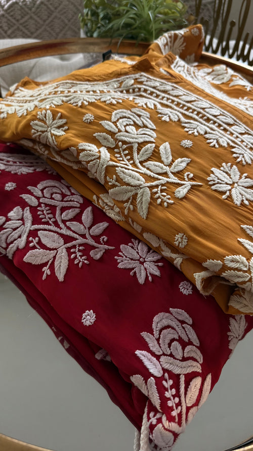 Crepe Silk Ready to Wear 3 piece sets