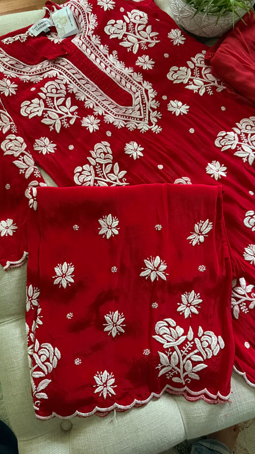 Crepe Silk Ready to Wear 3 piece sets