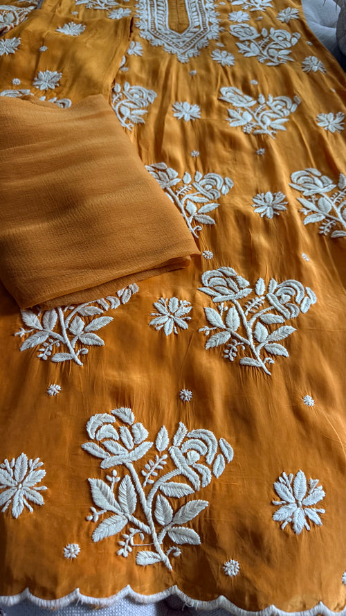 Crepe Silk Ready to Wear 3 piece sets