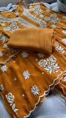 Crepe Silk Ready to Wear 3 piece sets