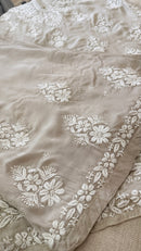Muslin Chikankari 2 piece Palazzo set