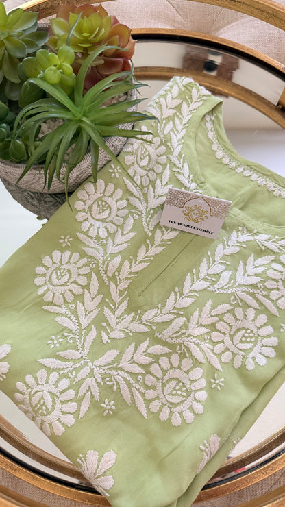 Modal Chikankari Tops