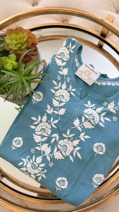 Modal Chikankari Tops