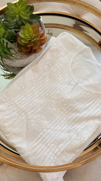 Cotton Short Top White