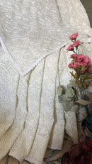 Kota Doriya Saree with Tepchi Work- Pista Green