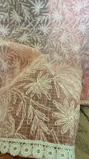 Kota Doriya Saree with Tepchi Work in Baby Pink