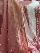 Mul Chanderi Anarkali Ready to Wear Set