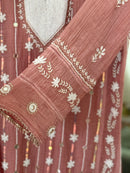 Mul Chanderi Anarkali Ready to Wear Set