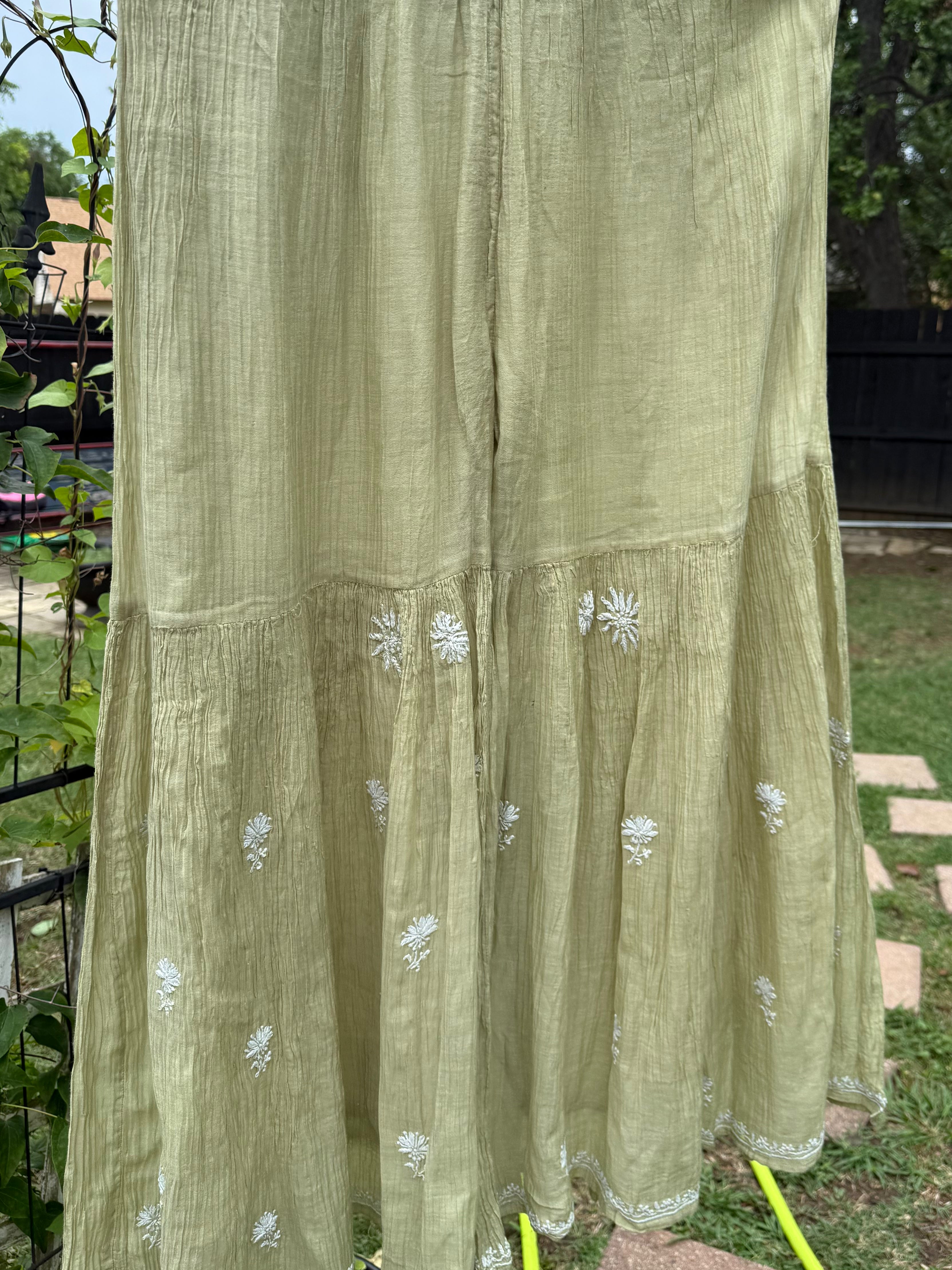 Mul Chanderi Ready to Wear Gharara set