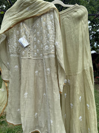 Mul Chanderi Ready to Wear Gharara set