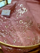 Mul Chanderi Co Ord Set with Pitta Work