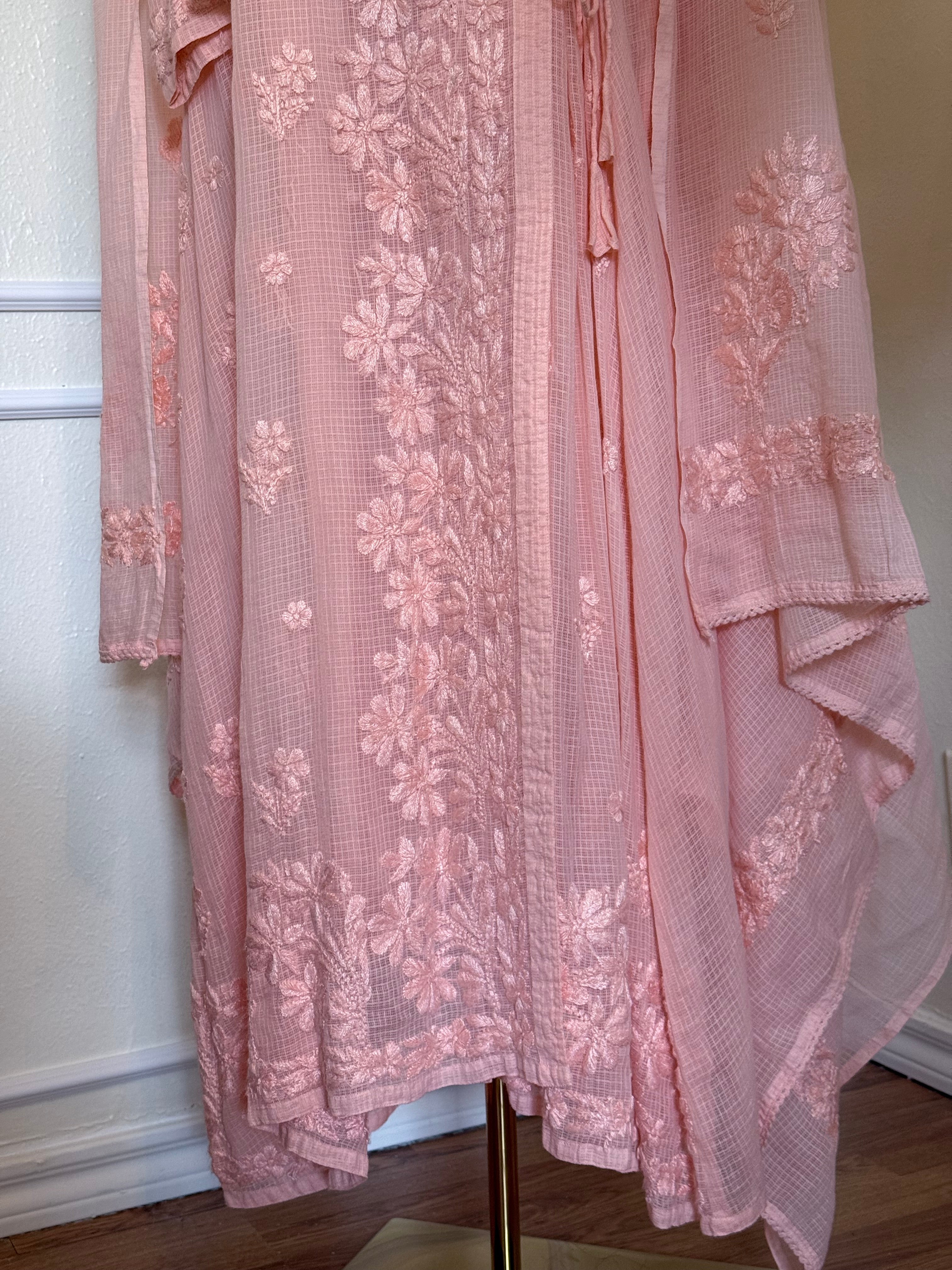 Kota Doriya Set- Peach