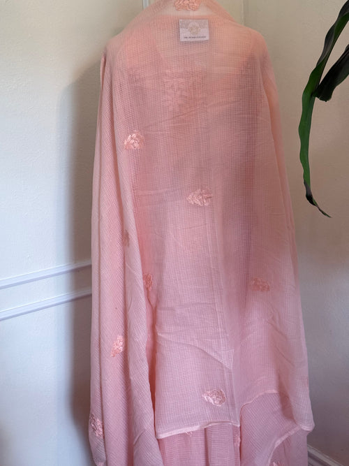 Kota Doriya Set- Peach